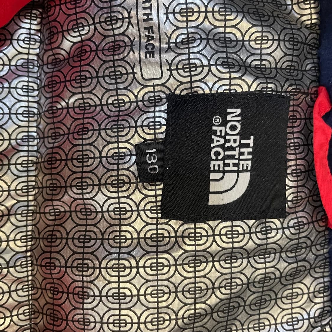 키즈 노스페이스 레드 구스다운 워크자켓 패딩(130) 상품이미지6