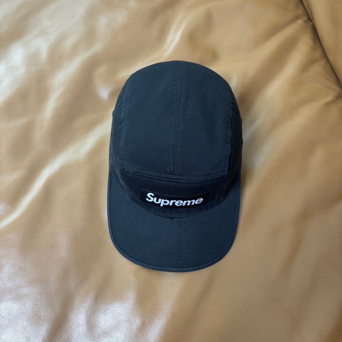 Supreme 슈프림 워시드 블랙 캠프캡 모자 (Washed Black) 상품이미지5