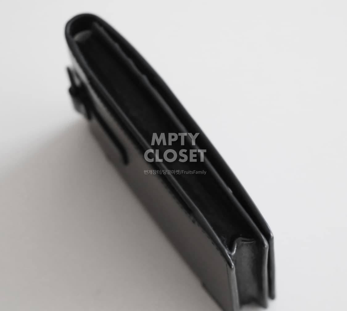 준지 복스 가죽 카드지갑 블랙 상품이미지4