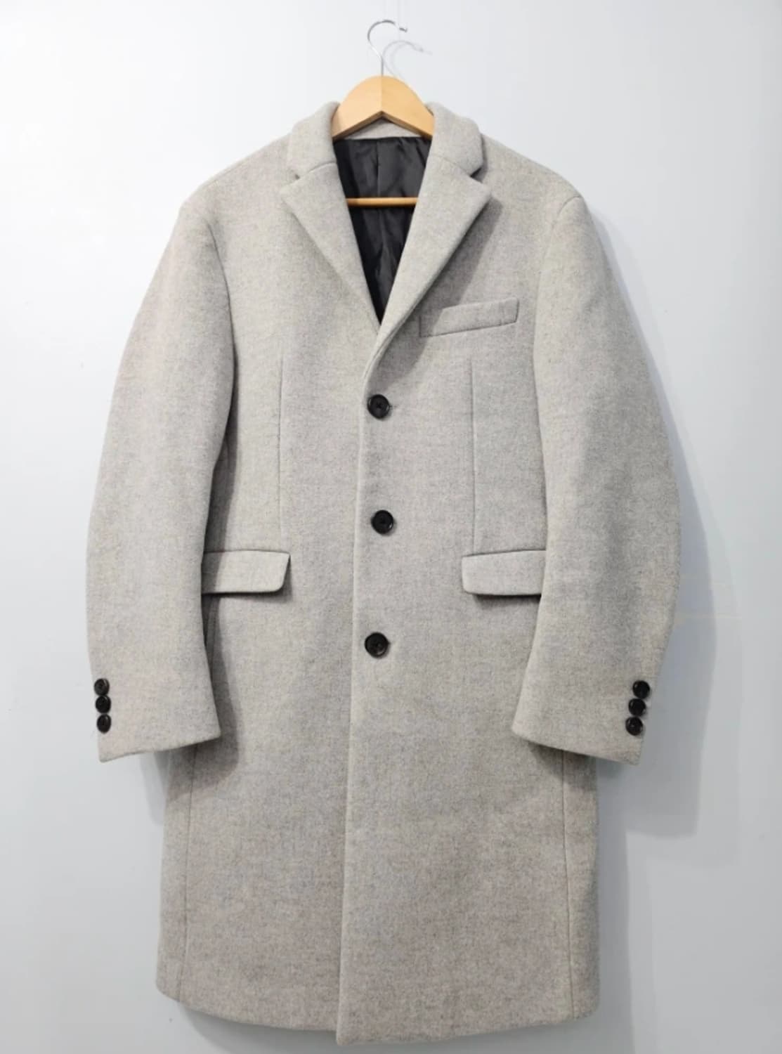한섬 시스템 SYSTEM 캐시미어 블렌디드 남성 코트 100 상품이미지1