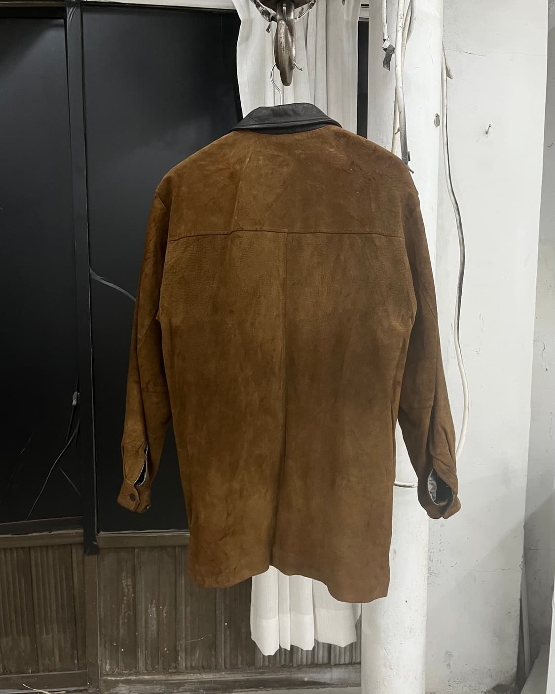 90s coney island suede jacket 상품이미지5