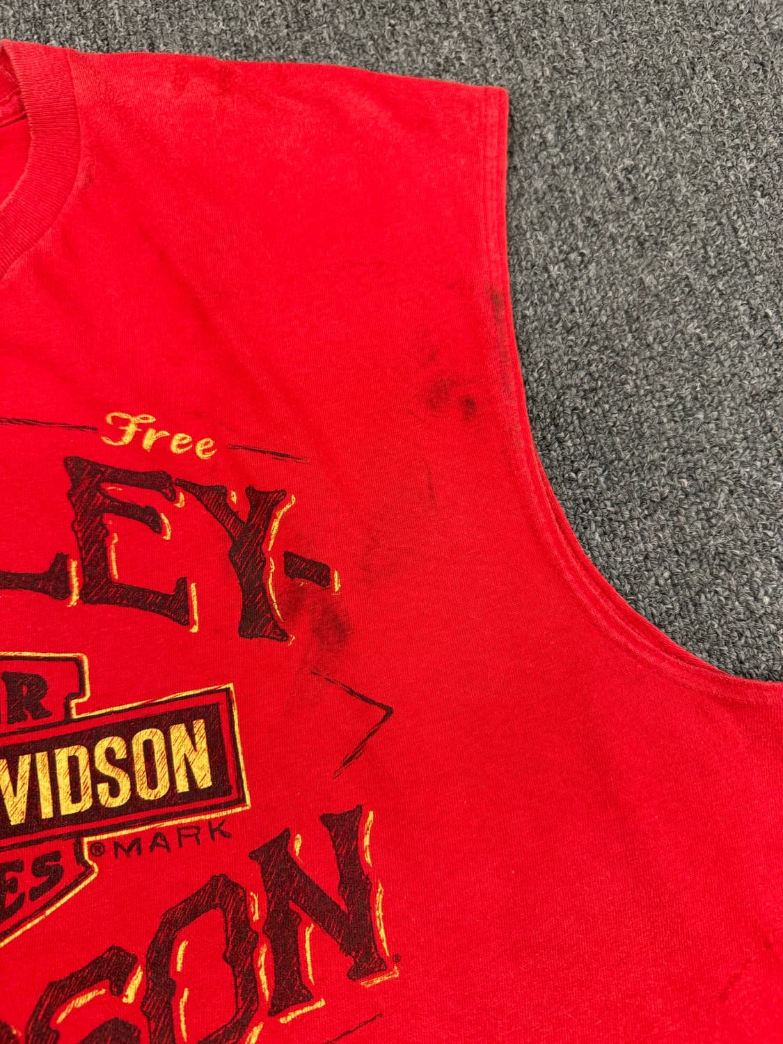 XL)할리데이비슨 빈티지 프린팅 Indiana 나시 상품이미지5