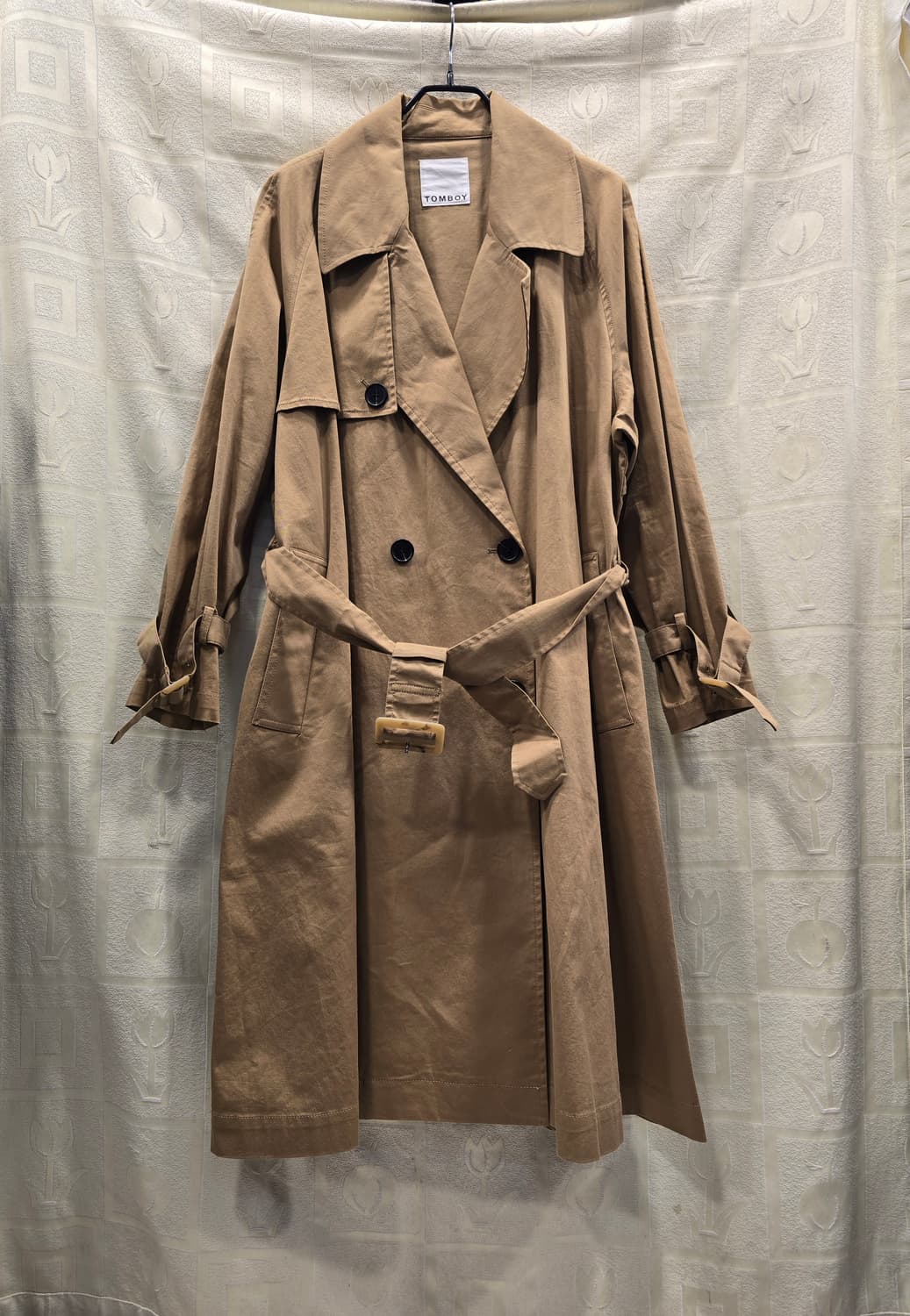 톰보이 TOMBOY 베이지 트렌치 코트 프리사이즈 상품이미지1
