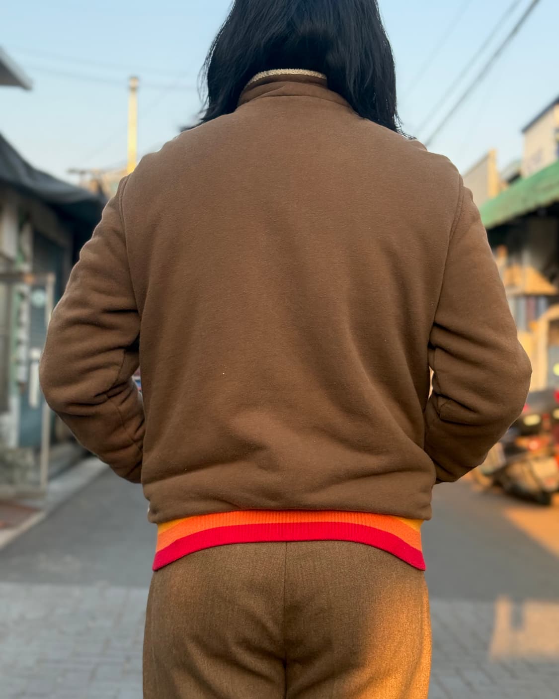 00‘s 리바이스 시그니처 넘버링 셰르파 라인 집업 자켓 L 상품이미지9