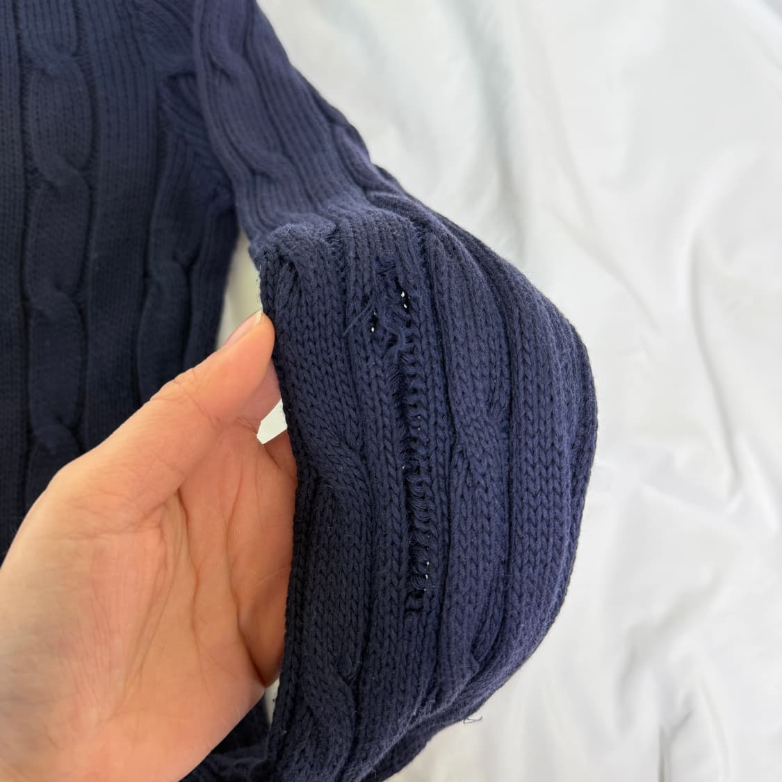 폴로 네이비 니트 상품이미지2