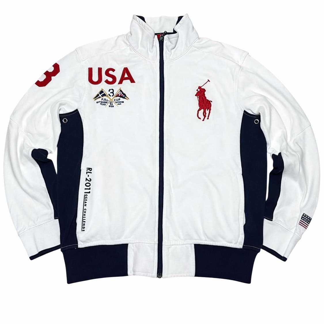 폴로 빅포니 USA 레이싱 집업 상품이미지1