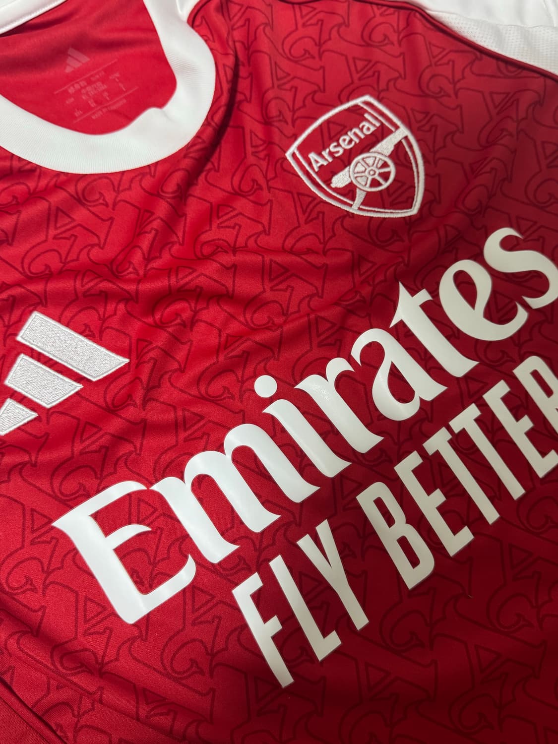 아디다스 아스날 25 26 홈 외데고르 유니폼 상품이미지5