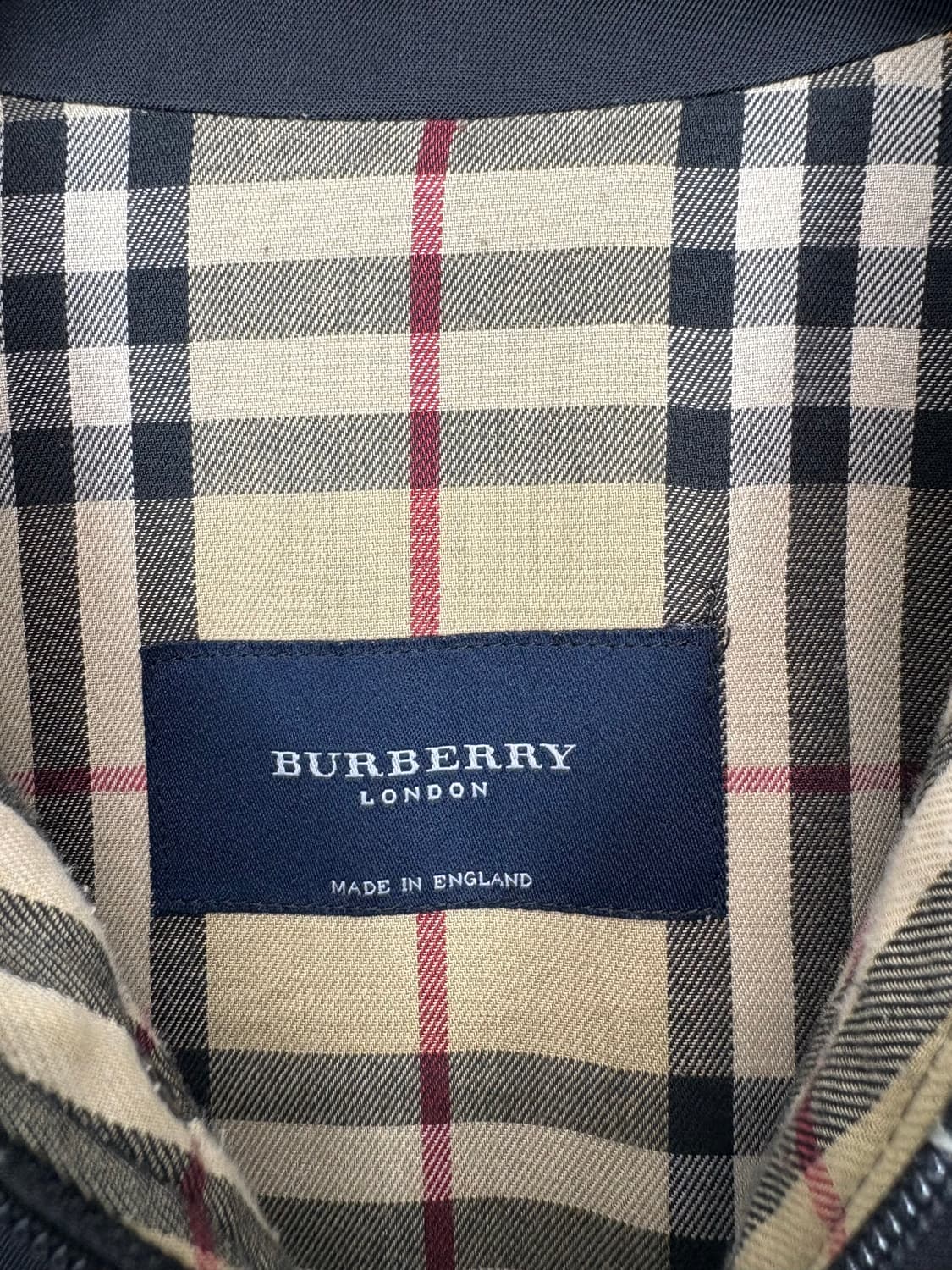  [2XL] BURBERRY 버버리 블랙 블루종 상품이미지5