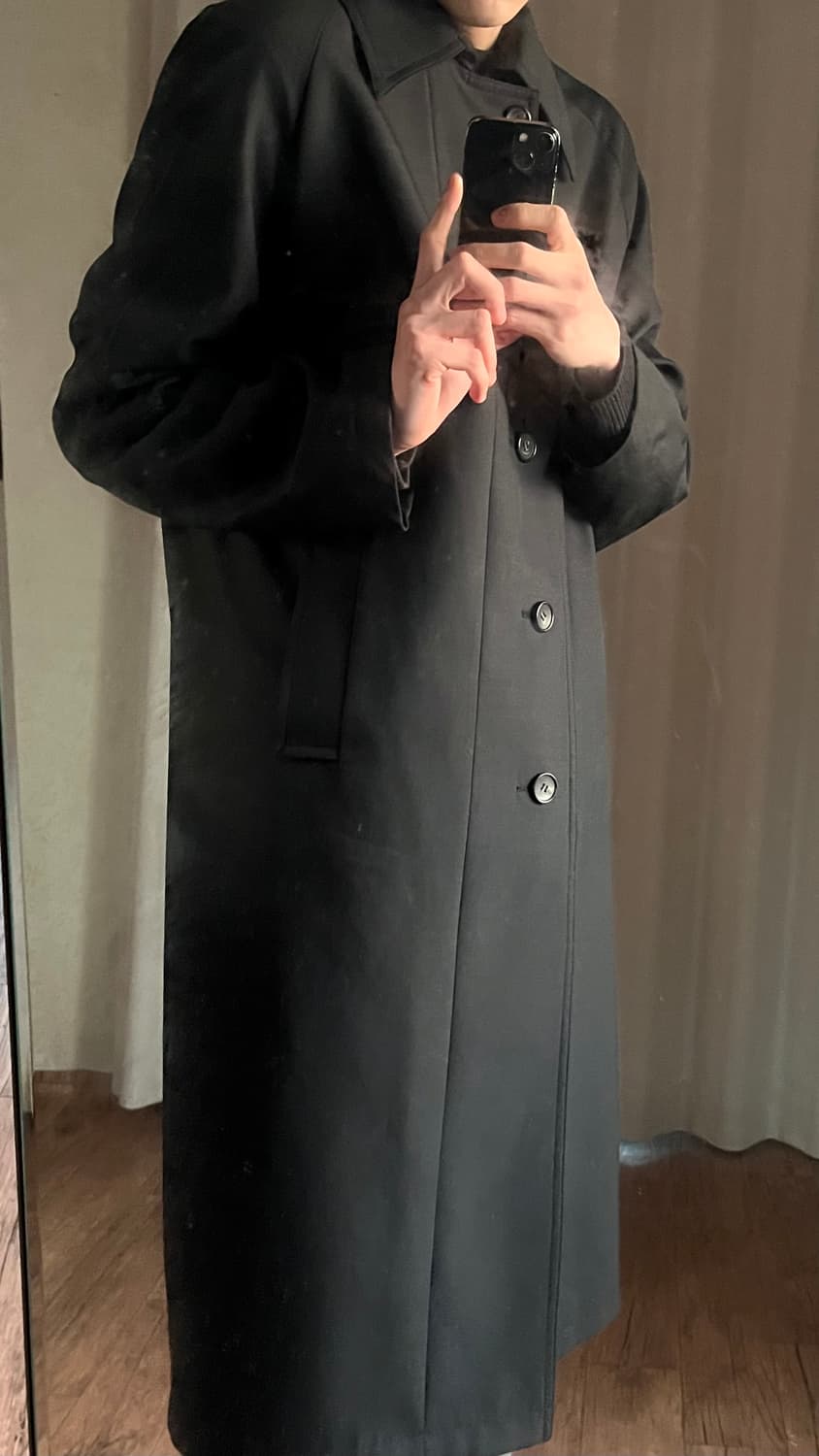 벨리에 발마칸 코트 블랙 L 상품이미지3