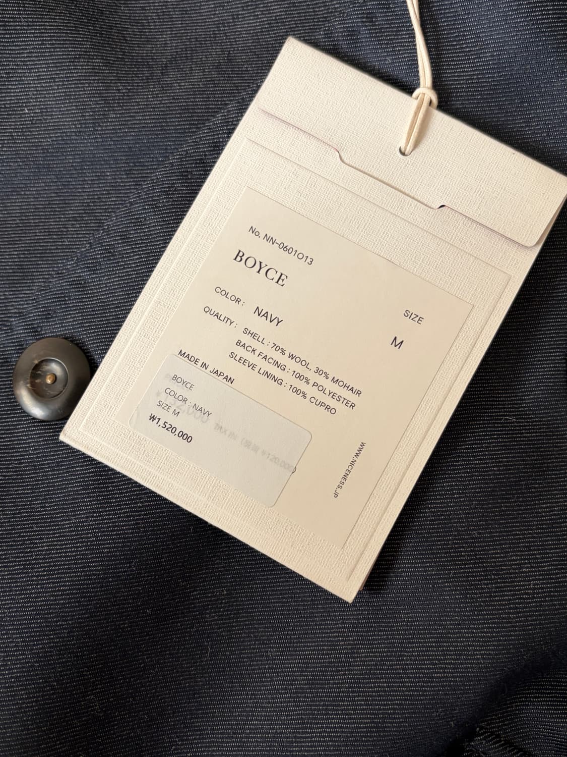 나이스네스 niceness BOYCE 자켓 M 상품이미지5