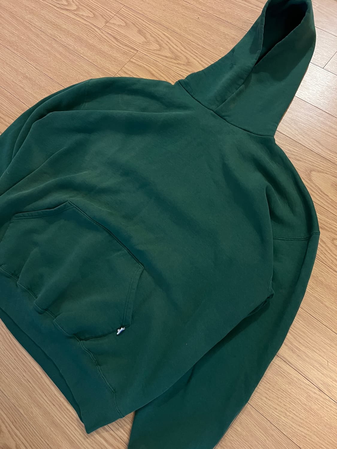 90s 러셀 빈티지 후드 그린 XXL 상품이미지3