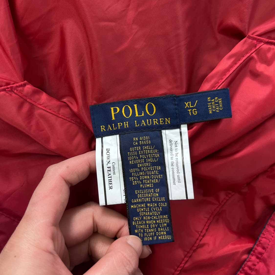 105 폴로랄프로렌 리버시블 구스다운 조끼패딩 상품이미지8