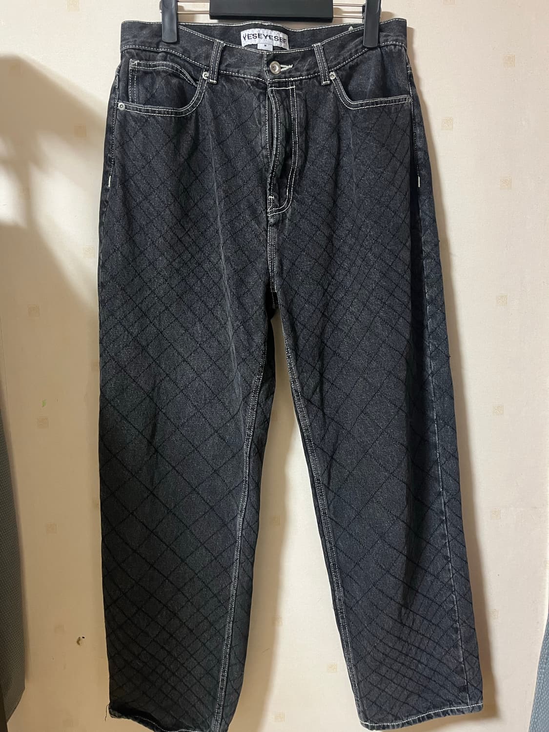 예스아이씨 넷 데님 블랙 m 상품이미지1