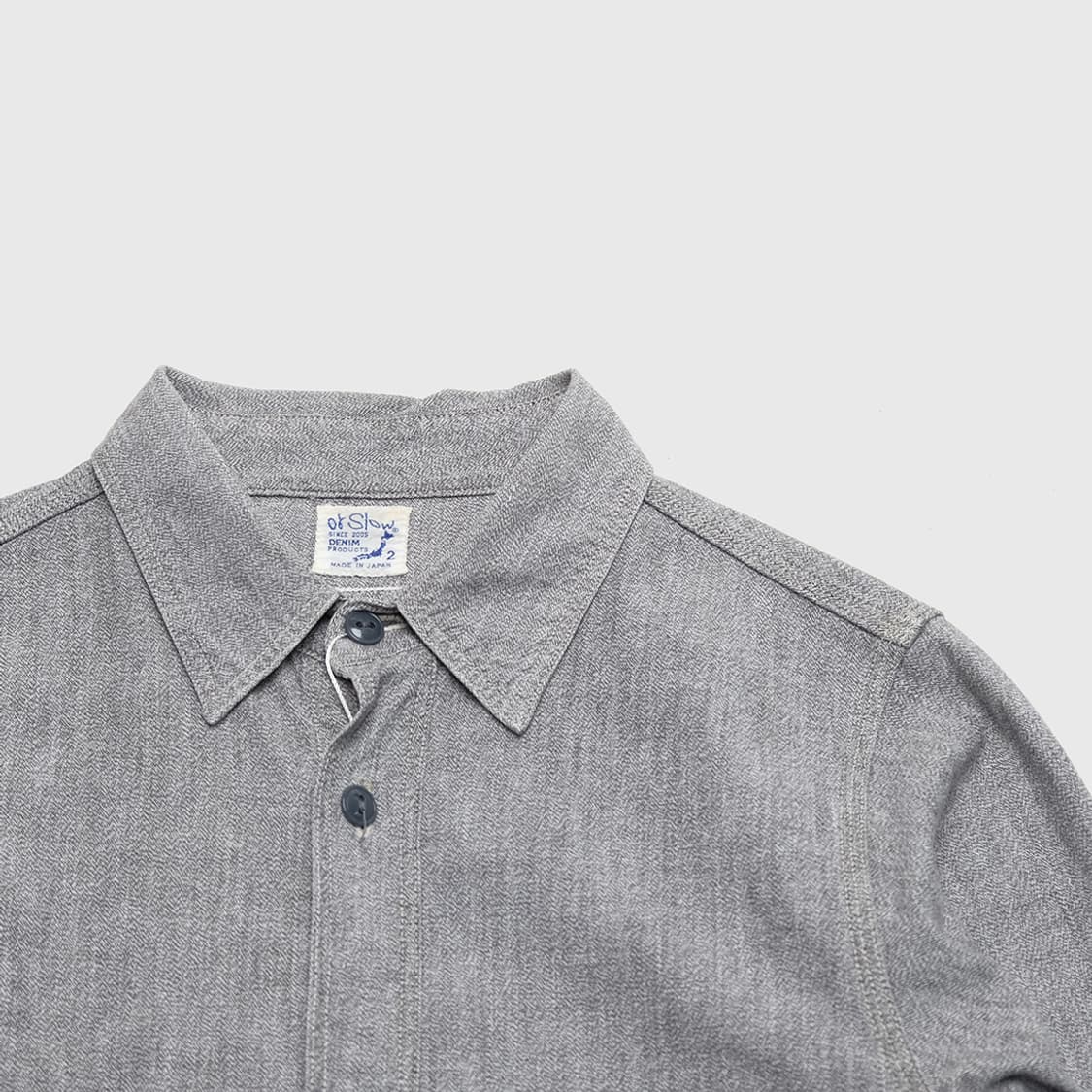 gray chambray shirt  상품이미지2