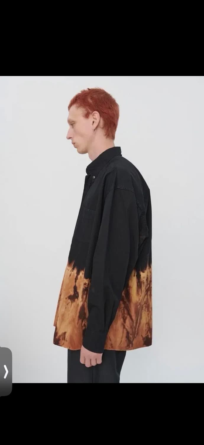 아워레가시 BD셔츠 BLACK TIE DYE 헤비포플린 셔츠 48 상품이미지6