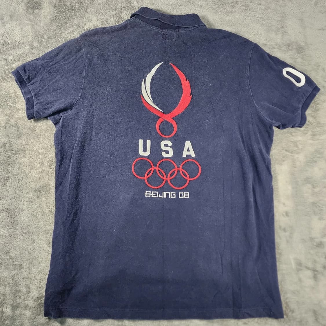 폴로 랄프로렌 USA 국대 빅포니 카라티 네이비 상품이미지6