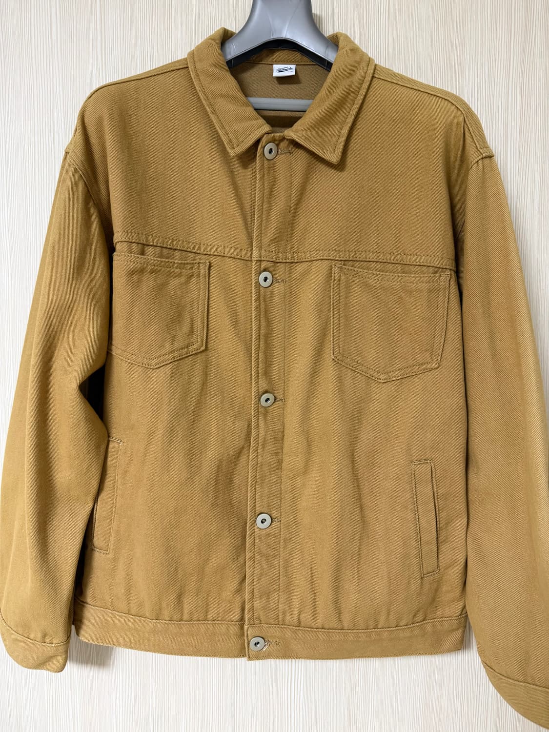 파르티멘토 피치 스킨 트윌 자켓 카멜 M 새상품급 상품이미지1