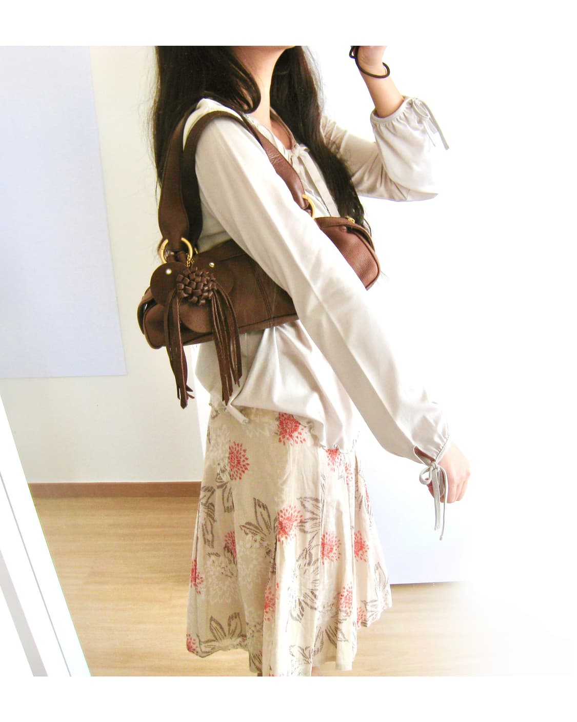 리시안셔스 레더 숄더백 🌺 상품이미지3