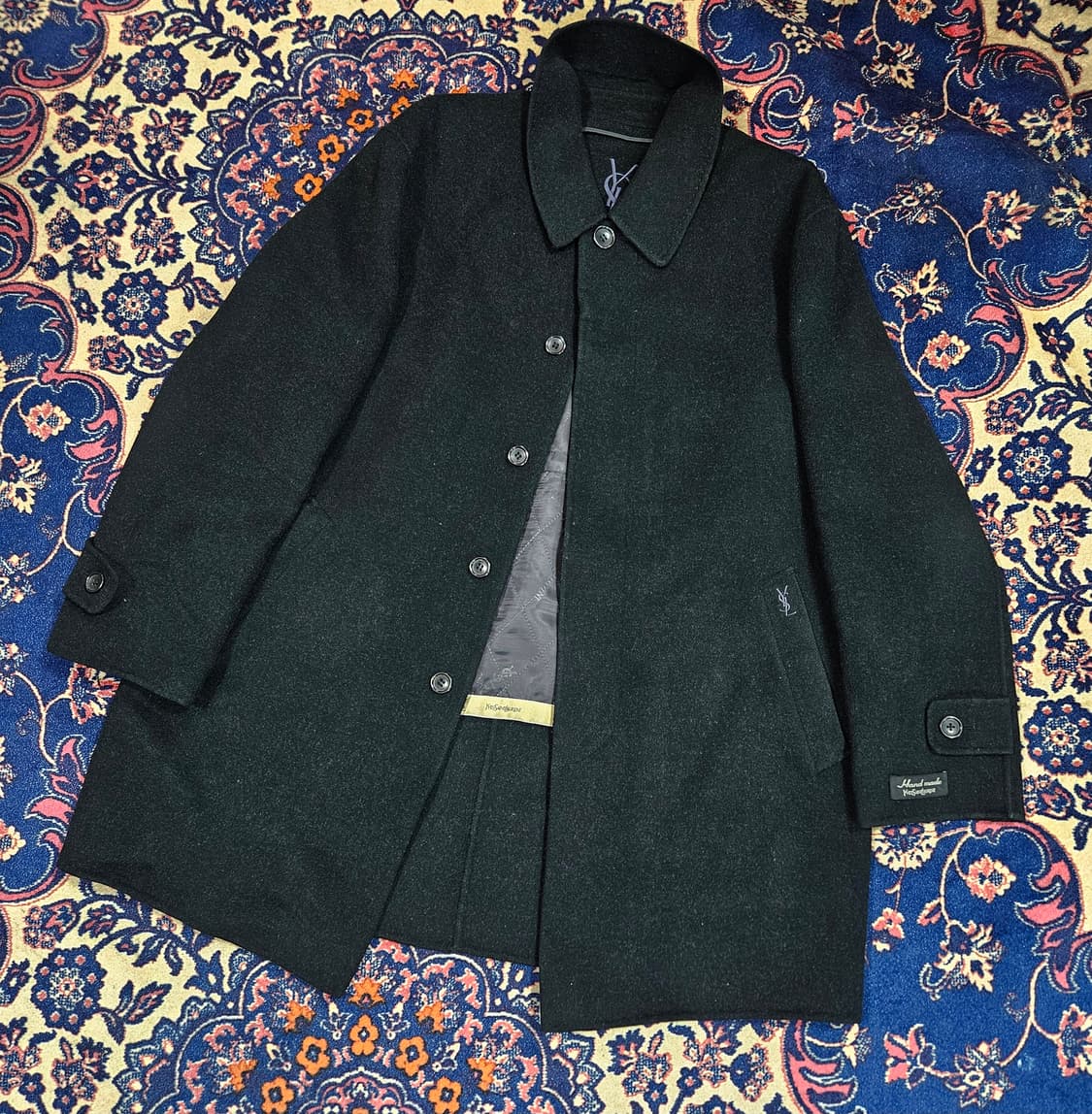 입생로랑(Y.S.L) 울 캐시미어 혼방 발마칸 코튼(내피 탈부착O) 상품이미지2