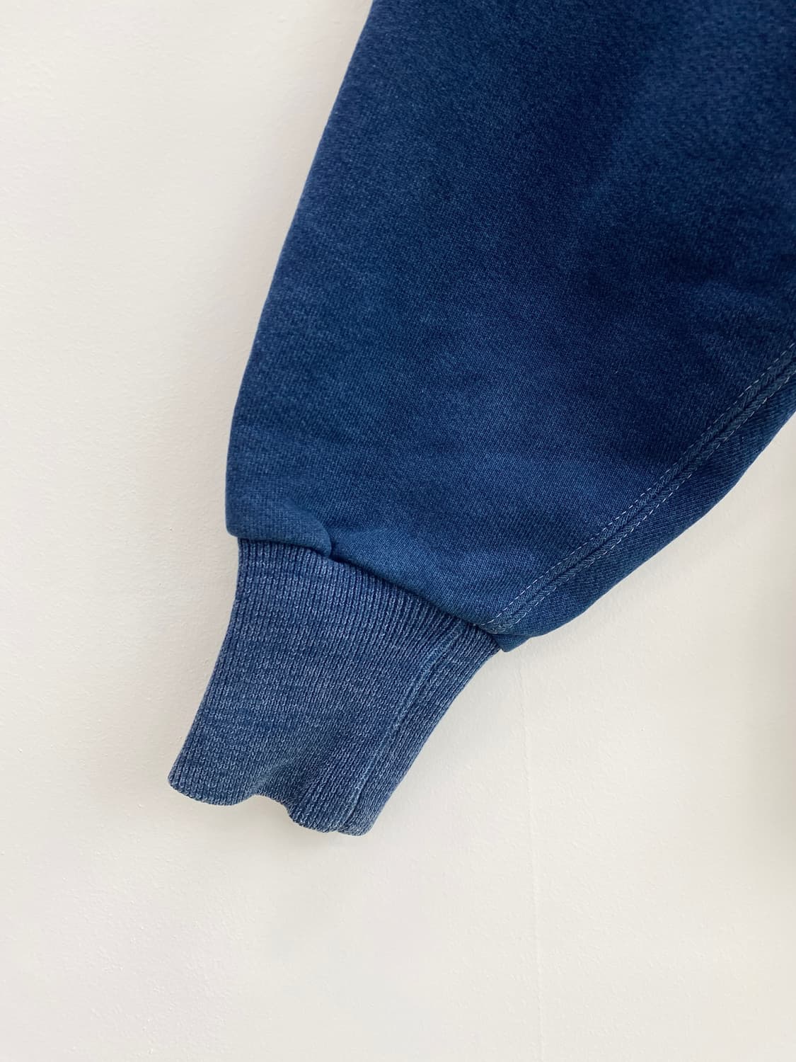 Acoustic 인디고 리버스위브 스웻셔츠 상품이미지7