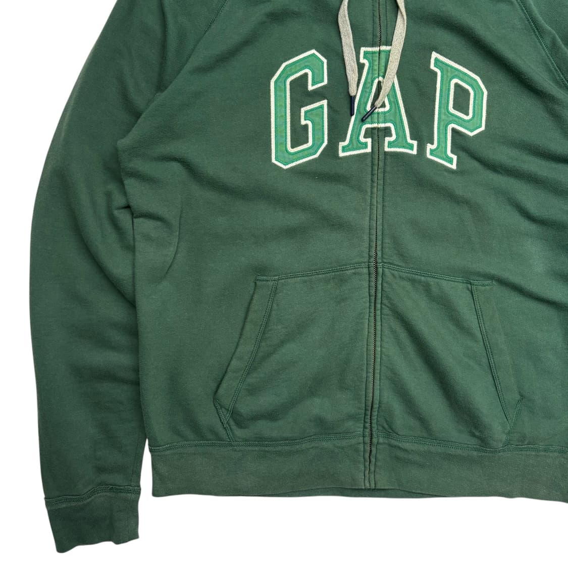 GAP 갭 y2k 그린 후드집업 XL 상품이미지3