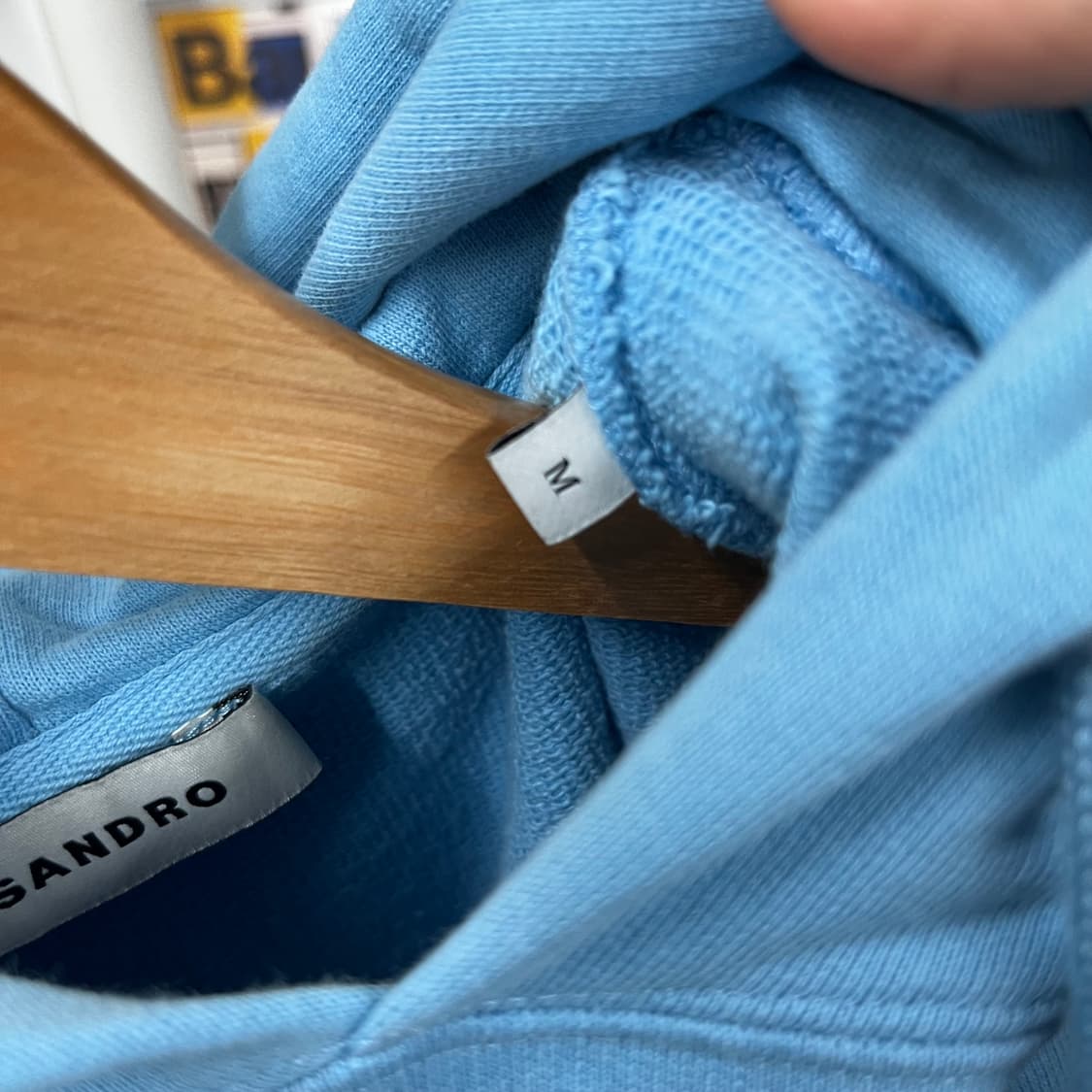 산드로 버니 프린팅 후드 M 상품이미지6