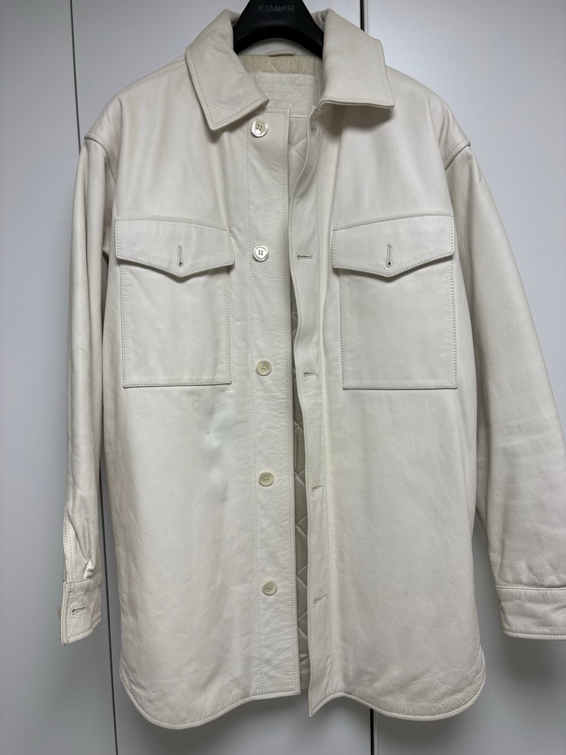 마르지엘라 x h&m 페이크레더 자켓 상품이미지5