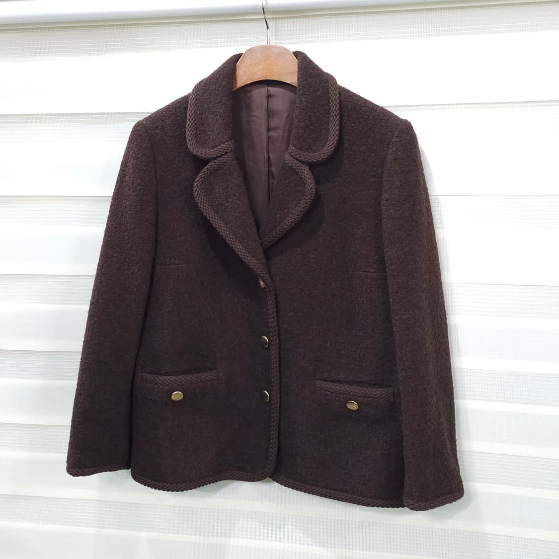 빈티지 oxford quincy 금장 울자켓- 우먼44-55정도 상품이미지1