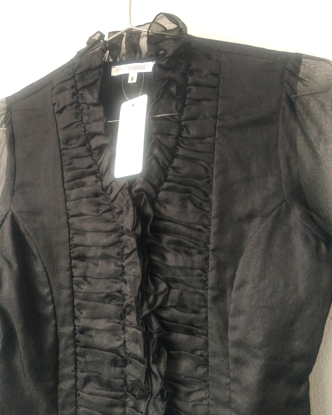 Naracamicie pleats organza shirt 상품이미지3