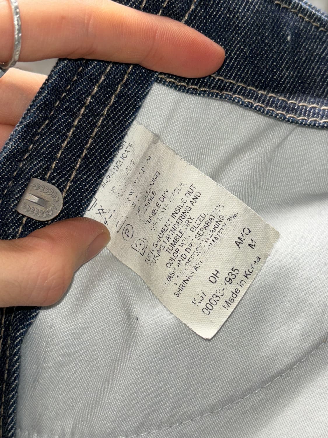 리바이스 엔지니어드 데님 랩스커트 상품이미지7