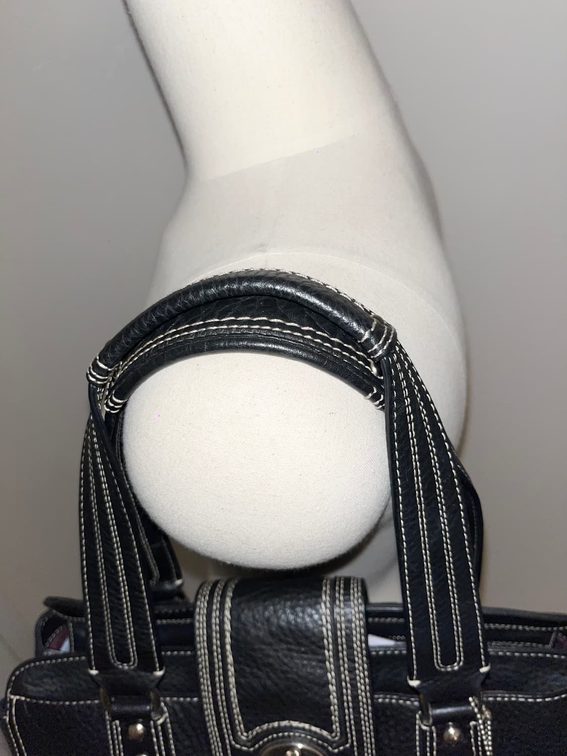  📦Coach Black leather shoulder bag 상품이미지5