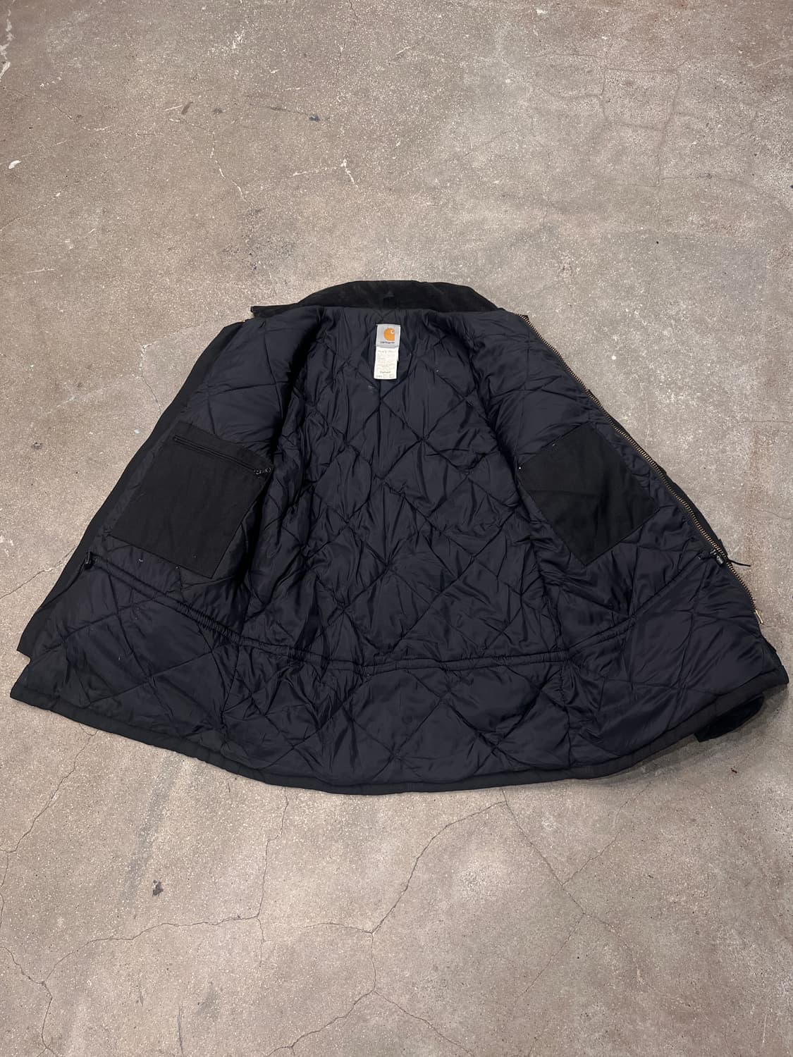  00’s칼하트 아크틱(Arctic) 퀼트 블랙 덕 트래디셔널 코트 상품이미지9