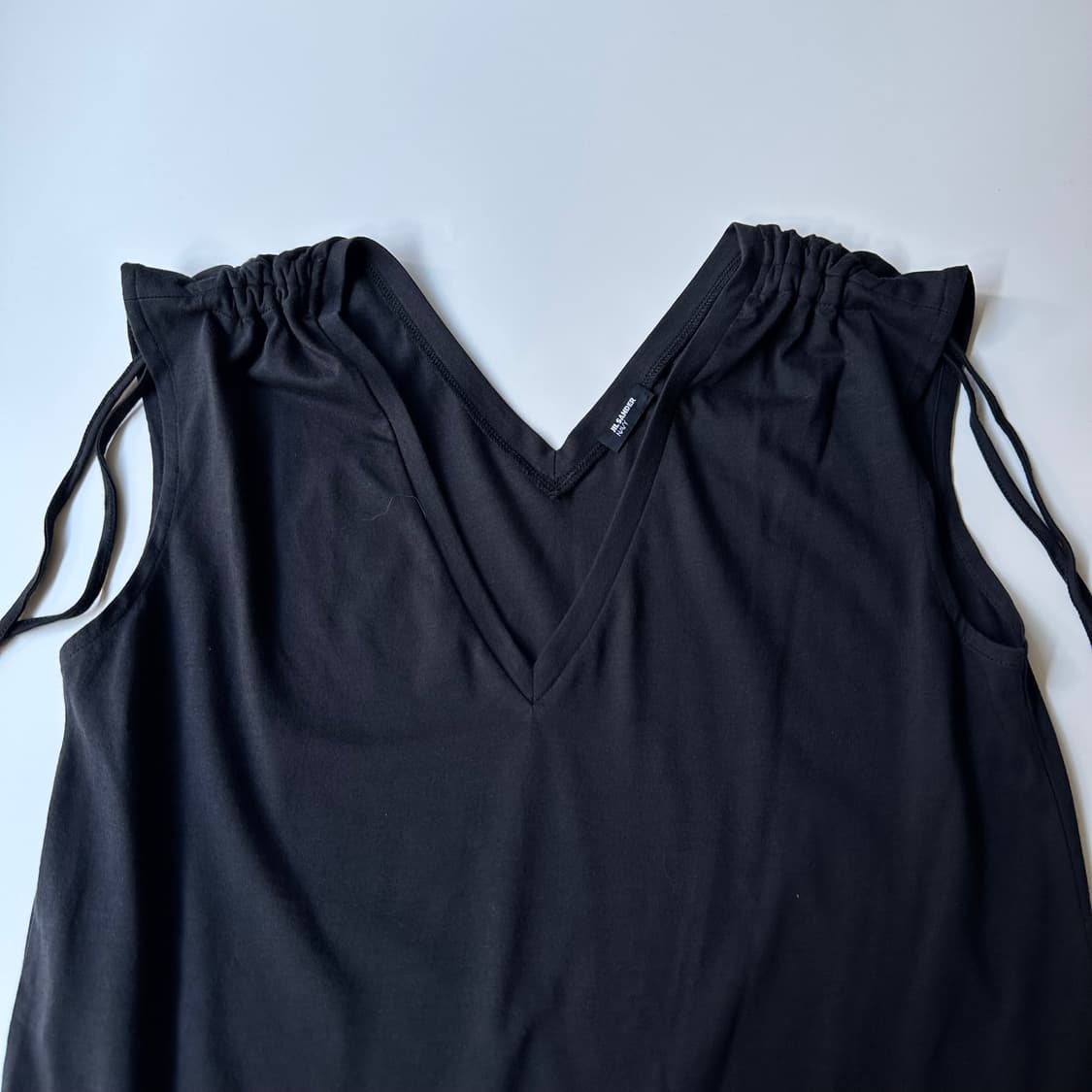질샌더 네이비 jil sander navy 디테일 민소매 상품이미지3