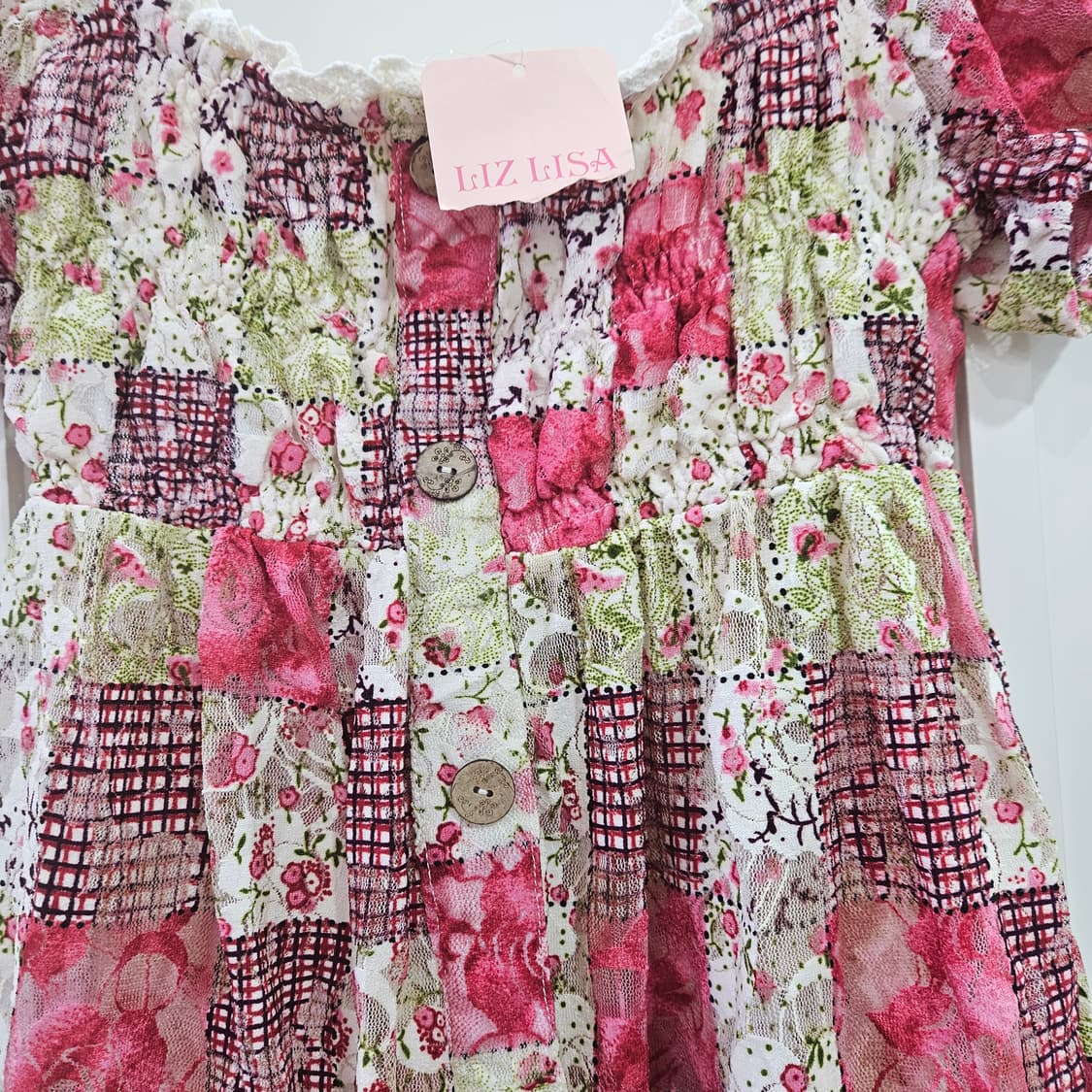 LIZ LISA 패치워크 원피스 상품이미지5
