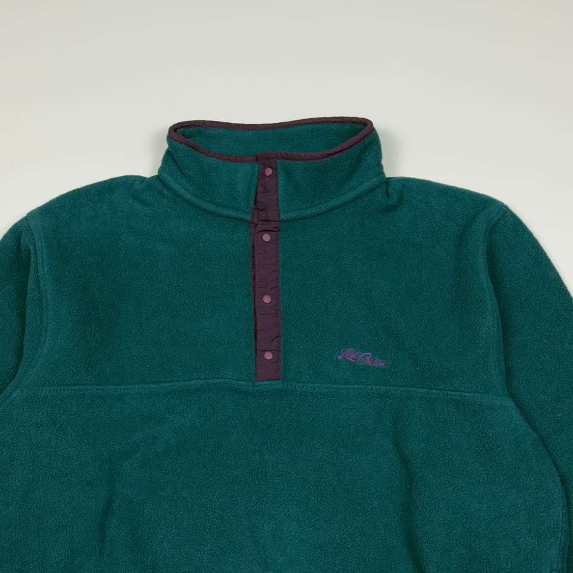 (105) 80s 엘엘빈 플리스 풀오버 딥그린 상품이미지3