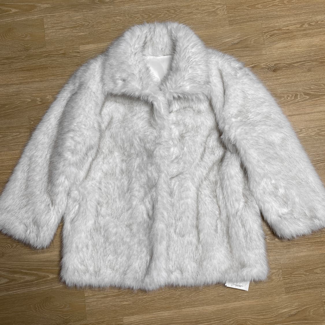 에이블리 626 앤유럽 퍼자켓 아이보리 화이트 상품이미지3