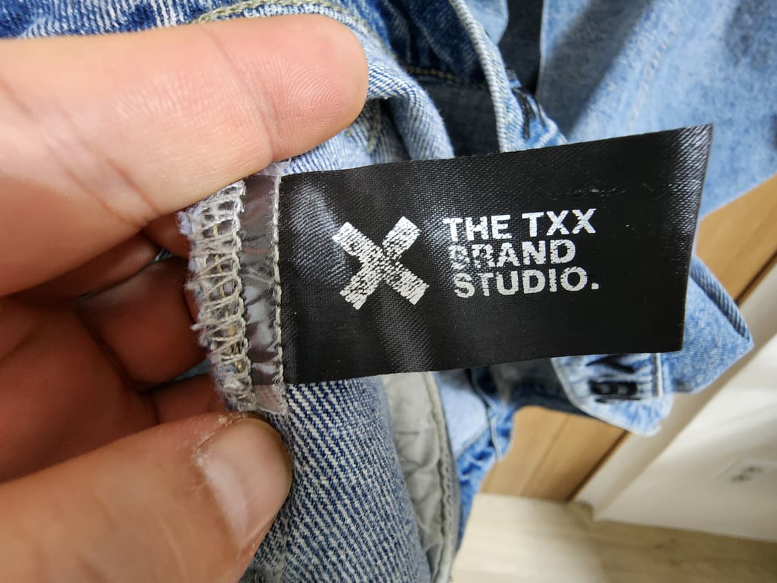 (XL)빈티지 자수 데님 자켓 상품이미지4