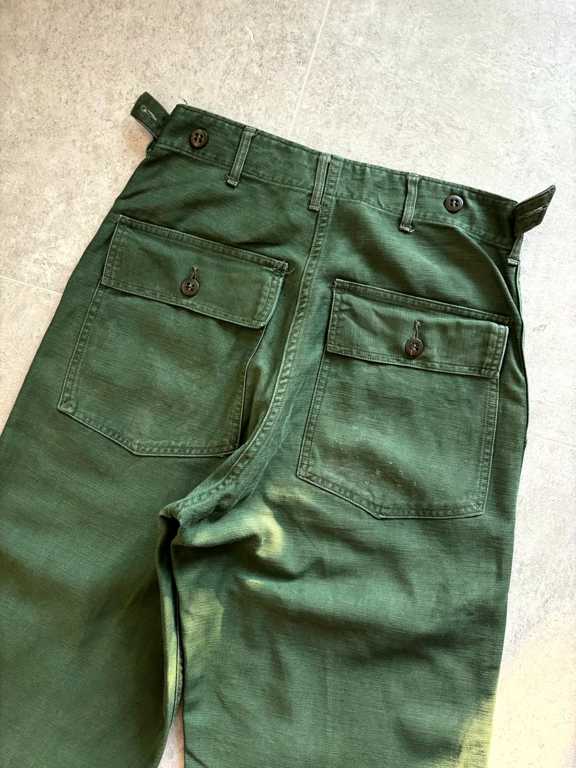 50's 미군 OG 107 퍼티그 팬츠 S(28~29) 초기형 상품이미지10