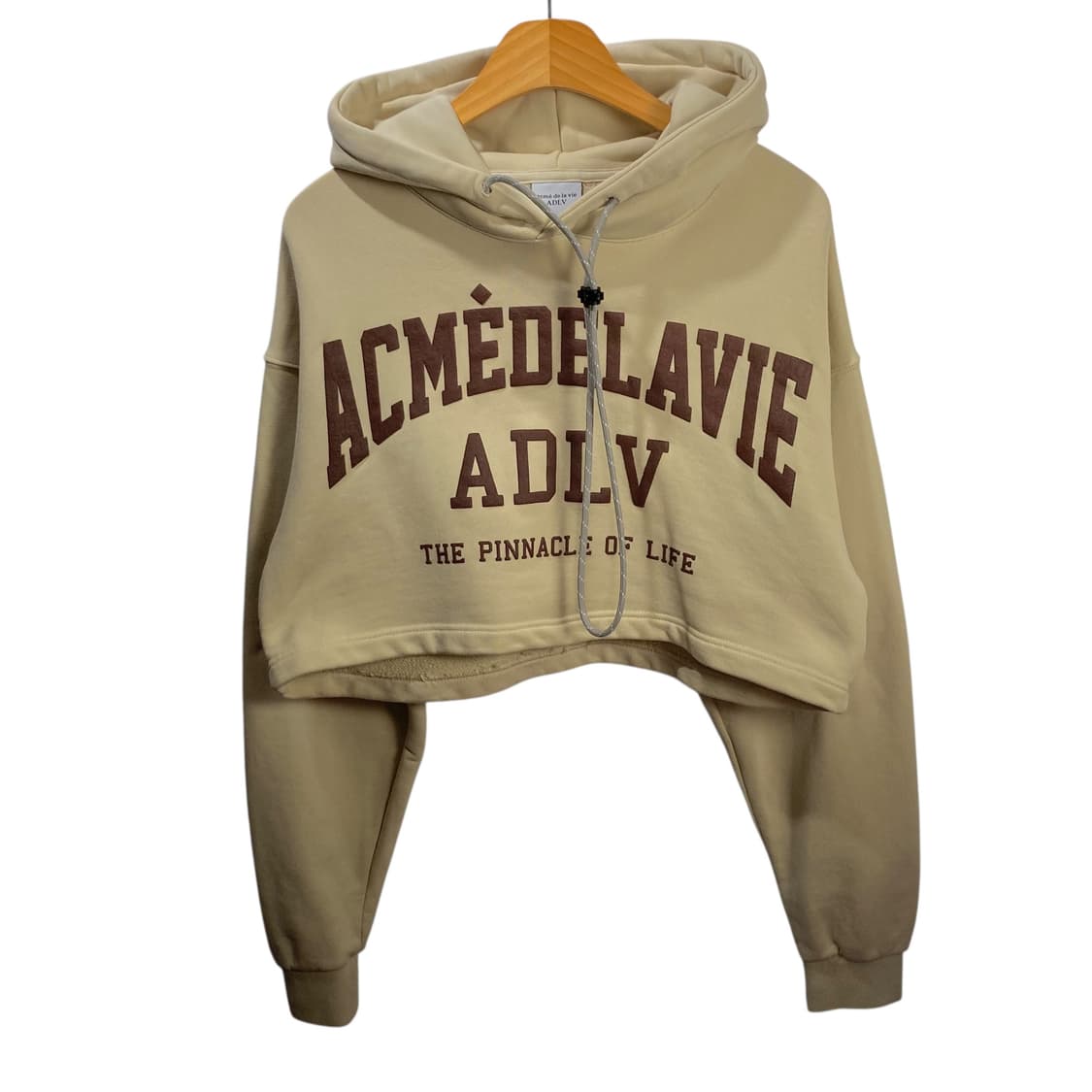 아크메드라비 빅로고 크롭 후드 상품이미지2