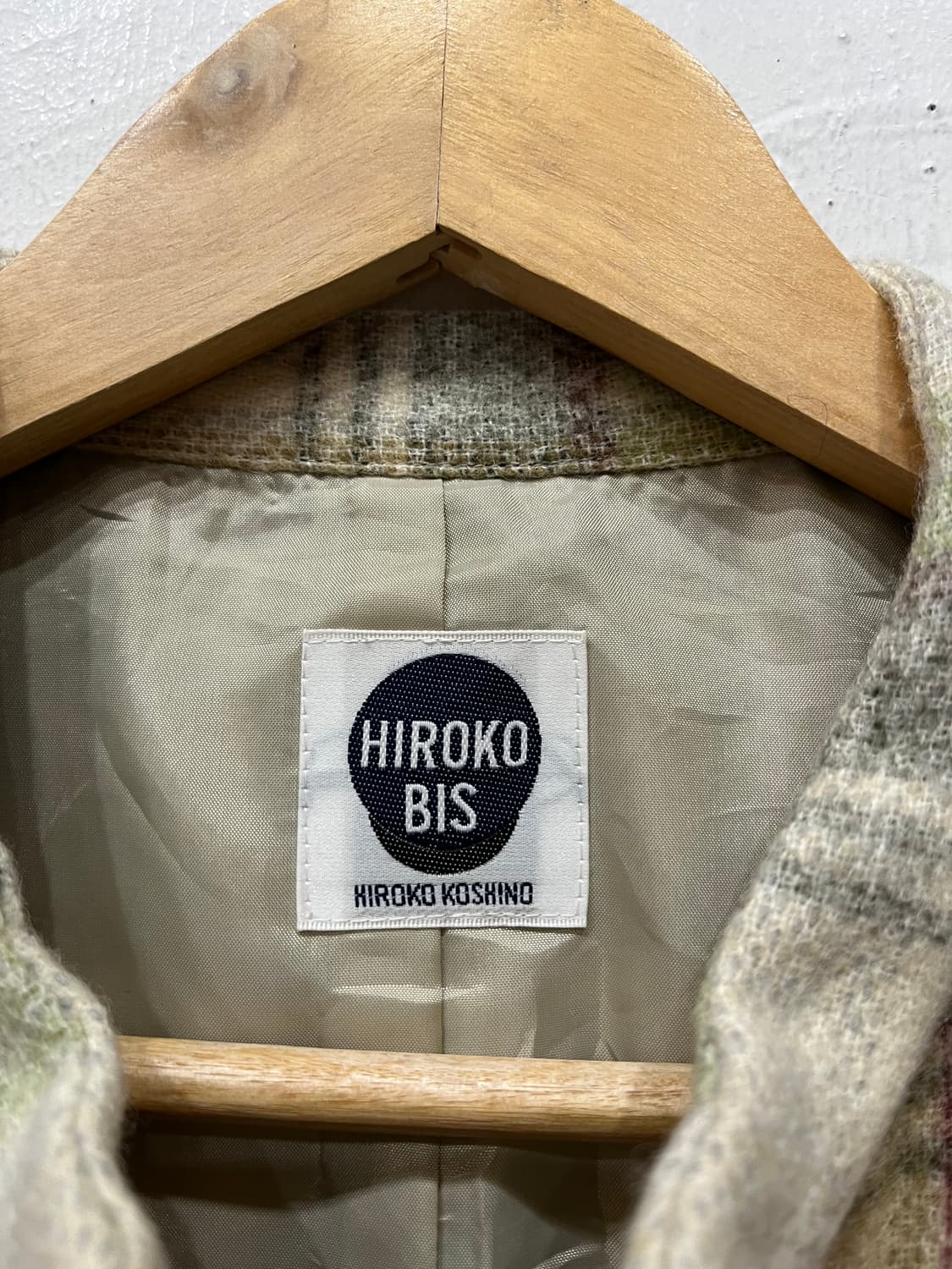 히로코 코시노 히로코비스 울 집업 베스트 조끼 Made in JAPAN 상품이미지4