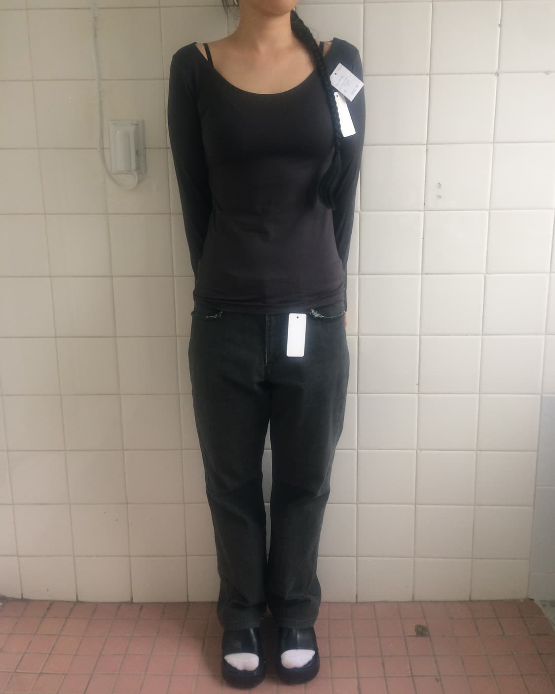 U neck sleeve 상품이미지1