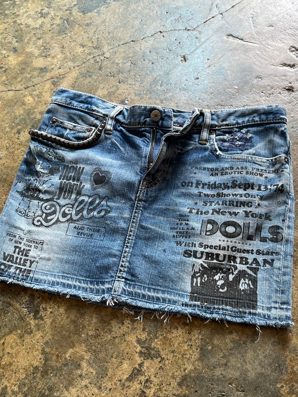 HYSTERIC GLAMOUR NEWYORK DOLLS SKIRT 상품이미지2