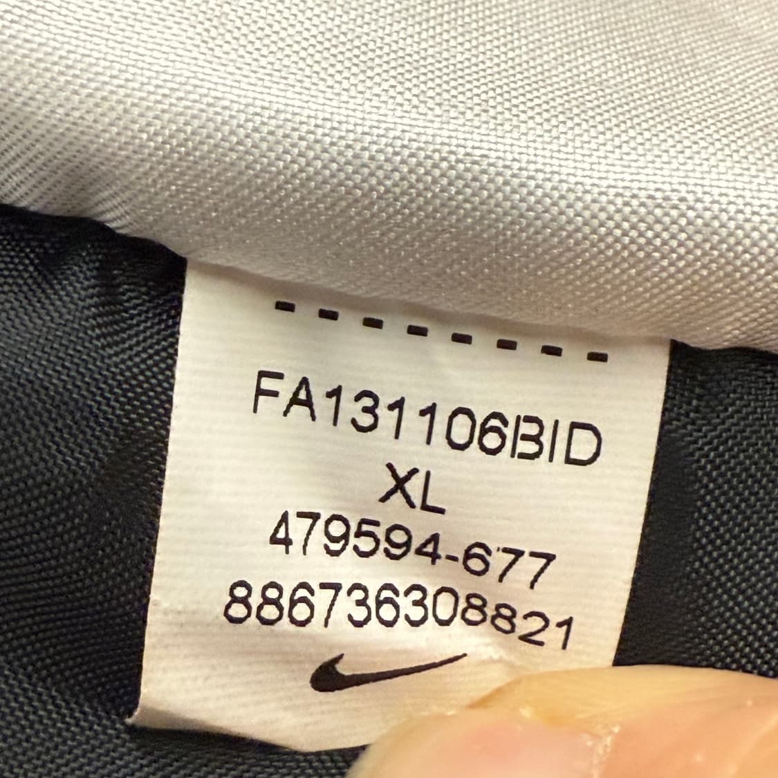 [정품/XL] 나이키 NFL 후드 패딩 자켓 버건디 b19 상품이미지6