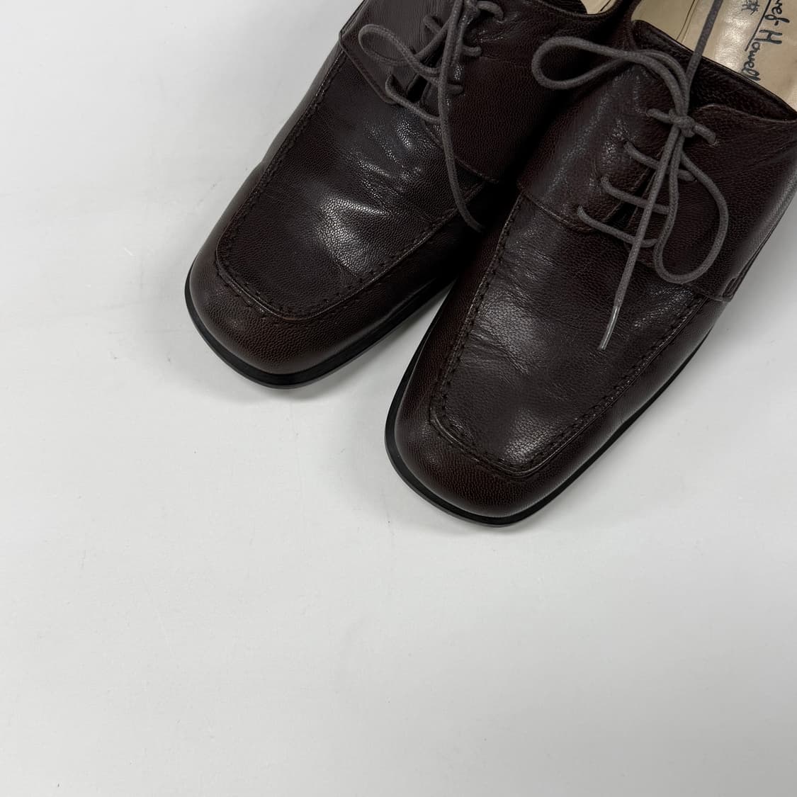 90s Margaret Howell square toe shoes 상품이미지3