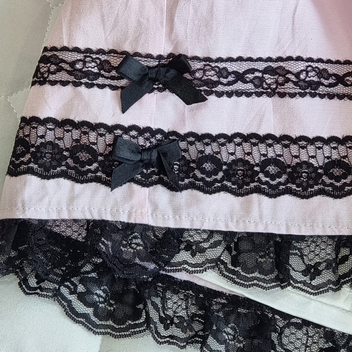 트랄라라 레이스 멜빵 핑크 원피스 상품이미지6