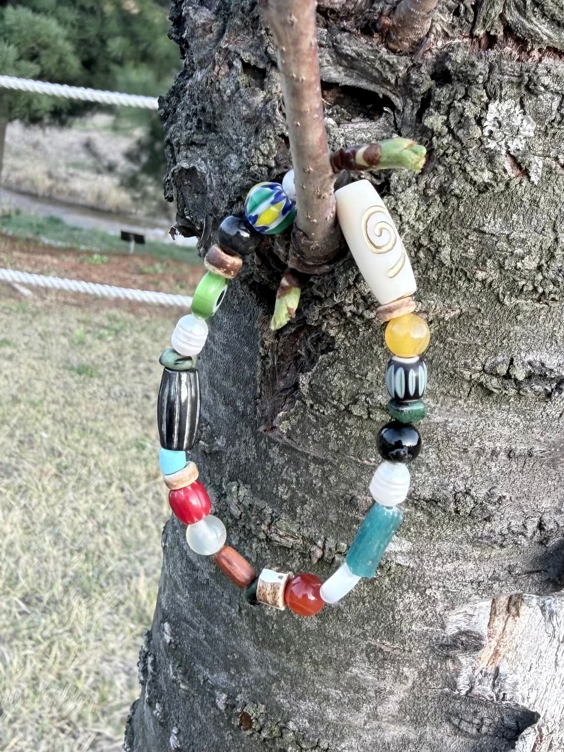 핸드메이드 빈티지무드 비즈 팔찌 상품이미지1