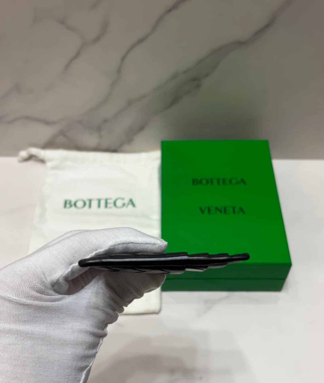 [정품] 보테가 베네타 블랙 카드지갑 상품이미지7