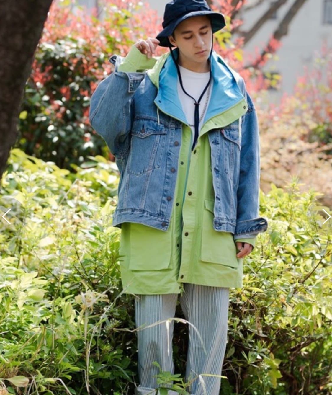 LVC / 화이트탭 파카 / 그린 / L 상품이미지4