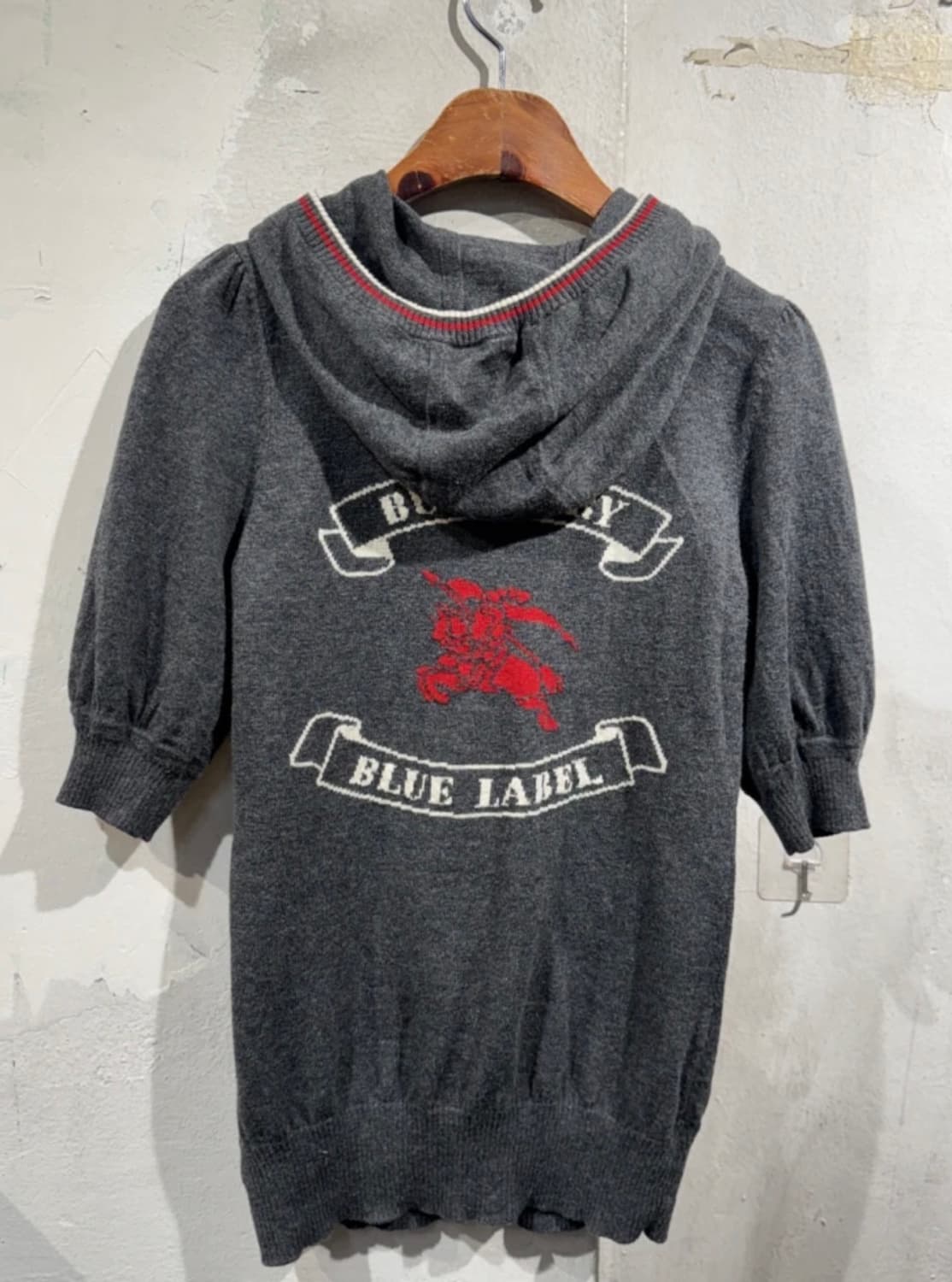 [8917]Burberry gray zip-up hoodie 상품이미지3