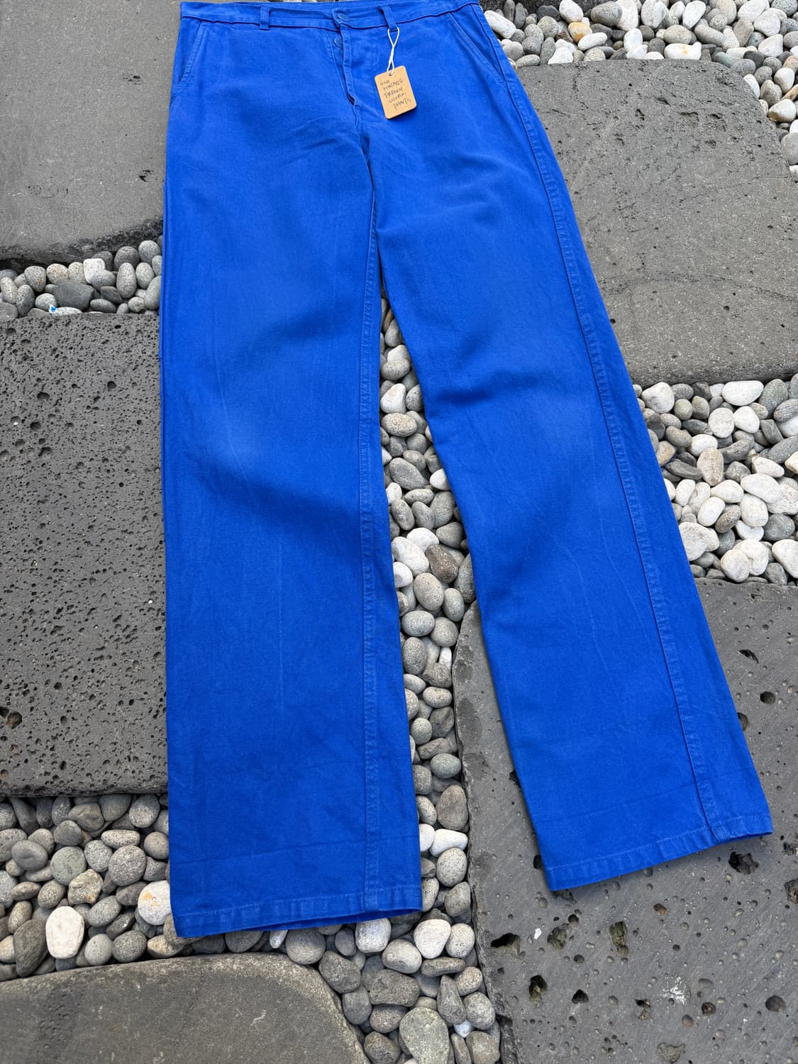 OLD VINTAGE WASHED BLUE 빈티지 프렌치워크팬츠 상품이미지6